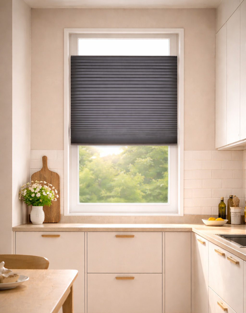 Plise Perde Antrasit