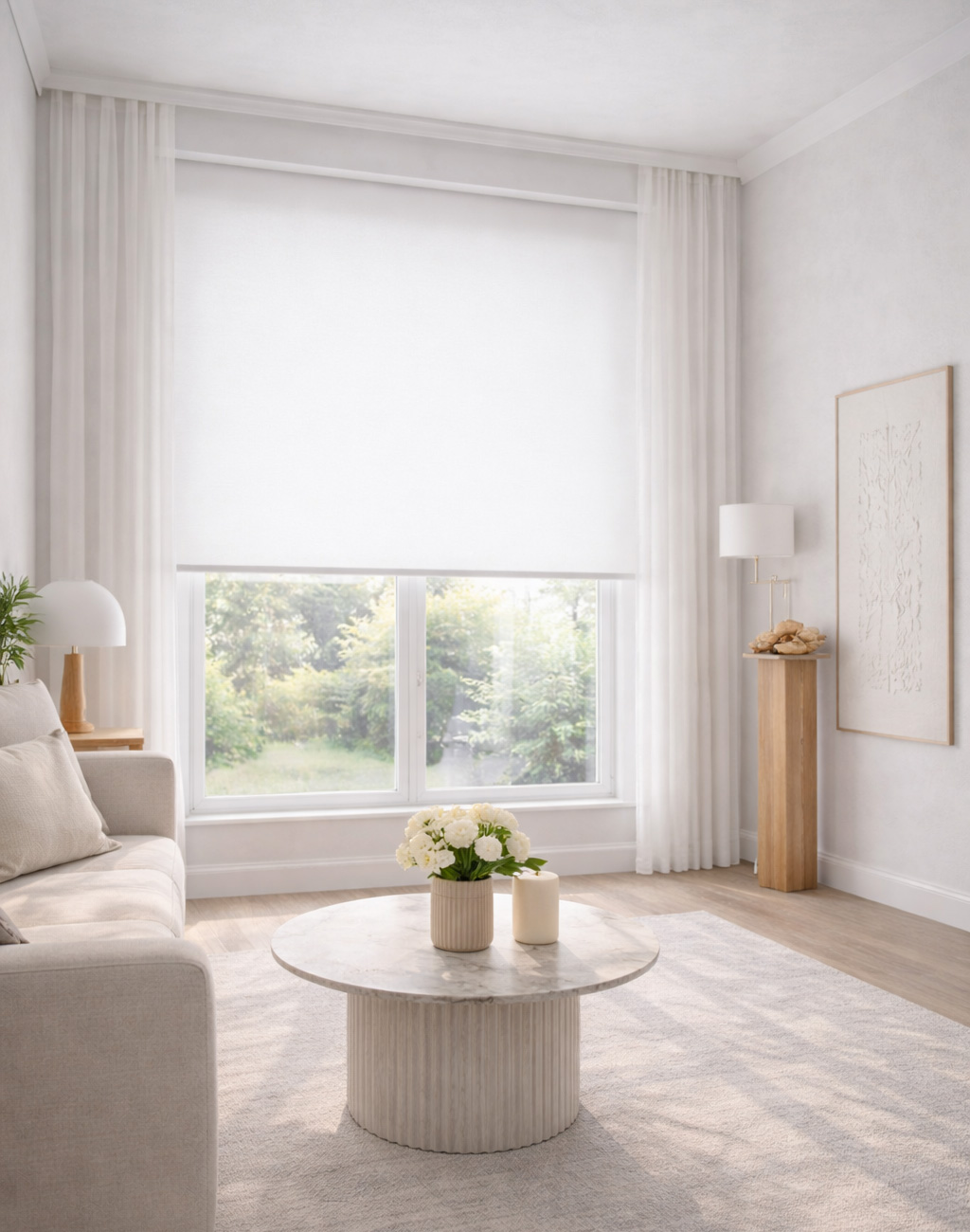 Stor Perde Beyaz M345